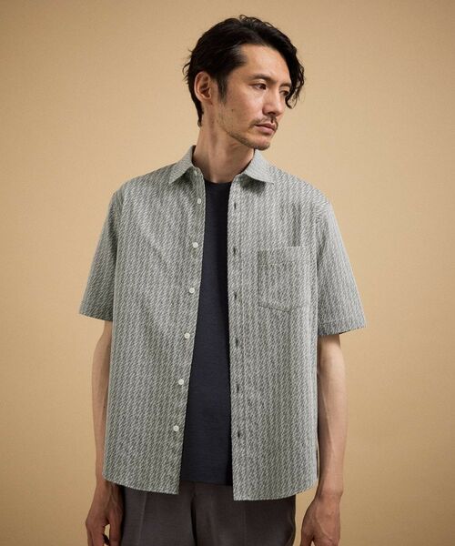 TAKEO KIKUCHI / タケオキクチ シャツ・ブラウス | 播州 千鳥 半袖シャツ | 詳細2
