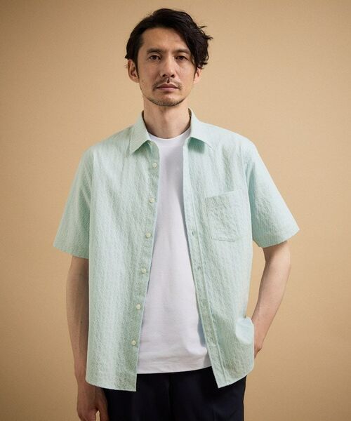 TAKEO KIKUCHI / タケオキクチ シャツ・ブラウス | 播州 千鳥 半袖シャツ | 詳細7