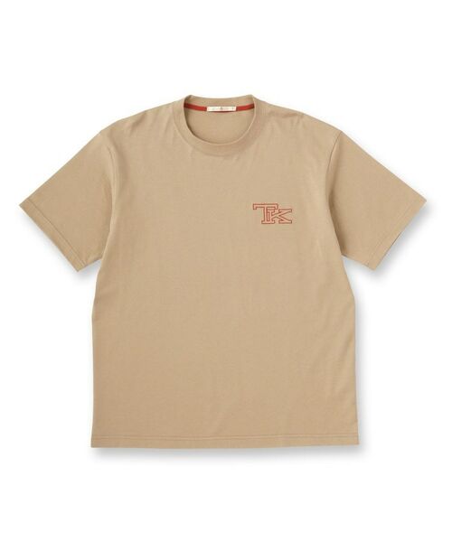 TAKEO KIKUCHI / タケオキクチ Tシャツ | 【Sサイズ～】TKワンポイント刺繍半袖Tシャツ | 詳細1