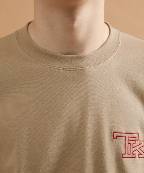 TAKEO KIKUCHI / タケオキクチ Tシャツ | 【Sサイズ～】TKワンポイント刺繍半袖Tシャツ | 詳細13