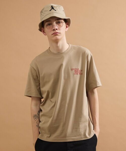 TAKEO KIKUCHI / タケオキクチ Tシャツ | 【Sサイズ～】TKワンポイント刺繍半袖Tシャツ | 詳細3