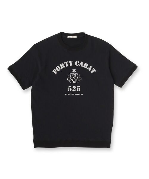 TAKEO KIKUCHI / タケオキクチ カットソー | カレッジ風ミニ裏毛半袖Tシャツ | 詳細1