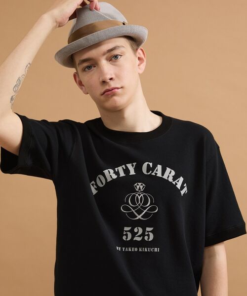 TAKEO KIKUCHI / タケオキクチ カットソー | カレッジ風ミニ裏毛半袖Tシャツ | 詳細6