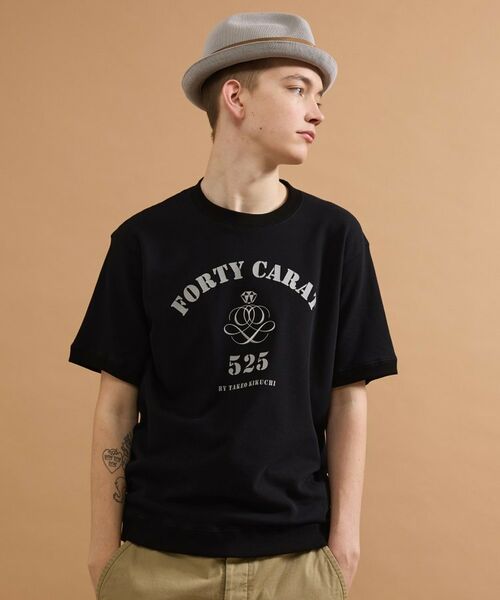 TAKEO KIKUCHI / タケオキクチ カットソー | カレッジ風ミニ裏毛半袖Tシャツ | 詳細7