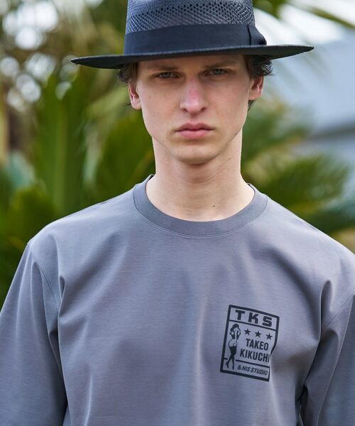 TAKEO KIKUCHI / タケオキクチ Tシャツ | 【BOWLER HAT LABEL】アイスクリアコットン ピンナップガール 半袖Tシャツ | 詳細17
