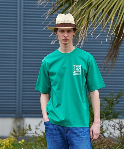 TAKEO KIKUCHI / タケオキクチ Tシャツ | 【BOWLER HAT LABEL】アイスクリアコットン ピンナップガール 半袖Tシャツ | 詳細2