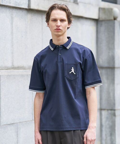 TAKEO KIKUCHI / タケオキクチ ポロシャツ | 【BOWLER HAT LABEL】アイスクリアコットン ボーラーハットウォーカー ポロシャツ | 詳細10