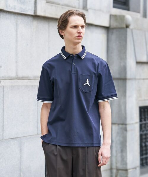 TAKEO KIKUCHI / タケオキクチ ポロシャツ | 【BOWLER HAT LABEL】アイスクリアコットン ボーラーハットウォーカー ポロシャツ | 詳細17