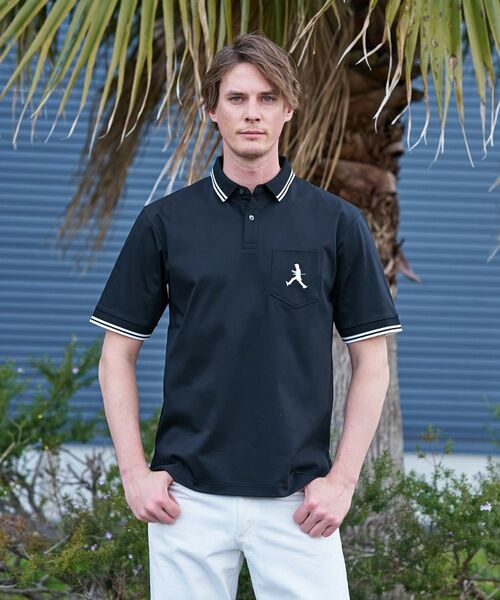 TAKEO KIKUCHI / タケオキクチ ポロシャツ | 【BOWLER HAT LABEL】アイスクリアコットン ボーラーハットウォーカー ポロシャツ | 詳細4