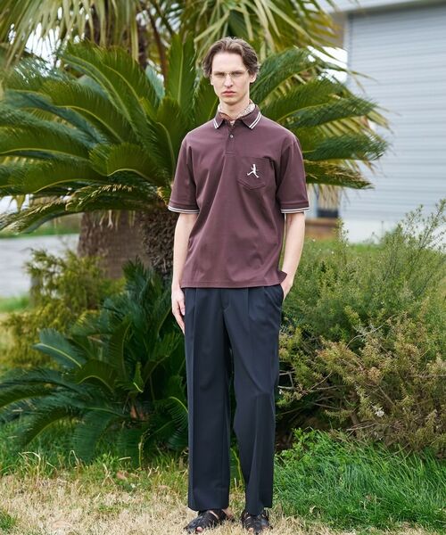 TAKEO KIKUCHI / タケオキクチ ポロシャツ | 【BOWLER HAT LABEL】アイスクリアコットン ボーラーハットウォーカー ポロシャツ | 詳細9