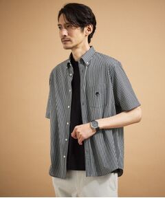 TAKEO KIKUCHI / タケオキクチ シャツ・ブラウス | 【接触冷感】ジャージストライプ シャツ