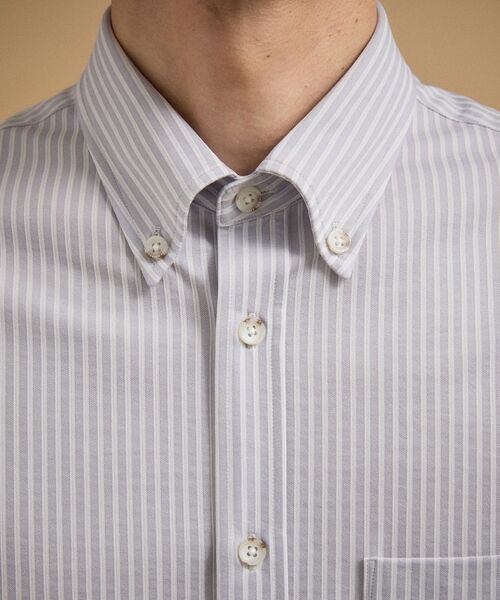 TAKEO KIKUCHI / タケオキクチ シャツ・ブラウス | 【接触冷感】 ジャージストライプ シャツ | 詳細17