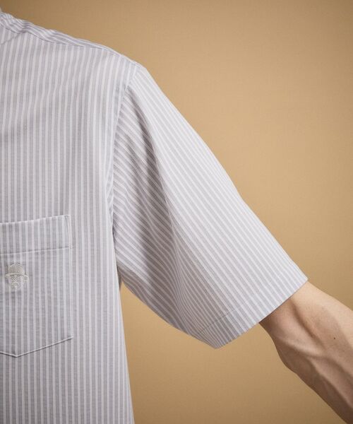 TAKEO KIKUCHI / タケオキクチ シャツ・ブラウス | 【接触冷感】 ジャージストライプ シャツ | 詳細19