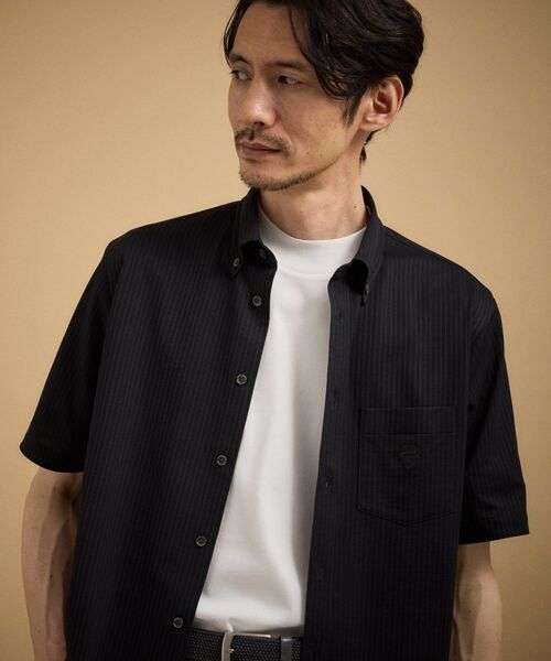 TAKEO KIKUCHI / タケオキクチ シャツ・ブラウス | 【接触冷感】 ジャージストライプ シャツ | 詳細6