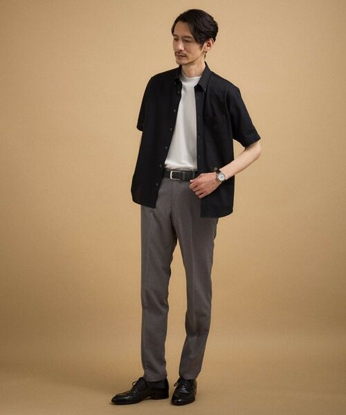 TAKEO KIKUCHI / タケオキクチ シャツ・ブラウス | 【接触冷感】 ジャージストライプ シャツ | 詳細8