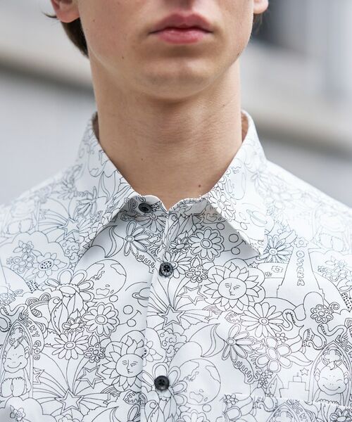 TAKEO KIKUCHI / タケオキクチ シャツ・ブラウス | 【BOWLER HAT LABEL】ビリケンさんプリント 半袖シャツ | 詳細10