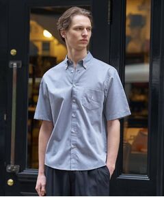 TAKEO KIKUCHI / タケオキクチ シャツ・ブラウス | 【BOWLER HAT LABEL】ボーラーハットウォーカー刺繍 半袖ボタンダウンシャツ