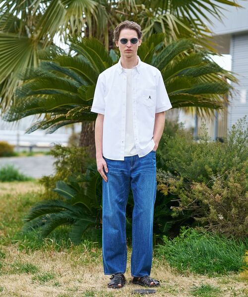 TAKEO KIKUCHI / タケオキクチ シャツ・ブラウス | 【BOWLER HAT LABEL】ボーラーハットウォーカー刺繍 半袖ボタンダウンシャツ | 詳細13