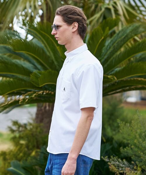 TAKEO KIKUCHI / タケオキクチ シャツ・ブラウス | 【BOWLER HAT LABEL】ボーラーハットウォーカー刺繍 半袖ボタンダウンシャツ | 詳細4