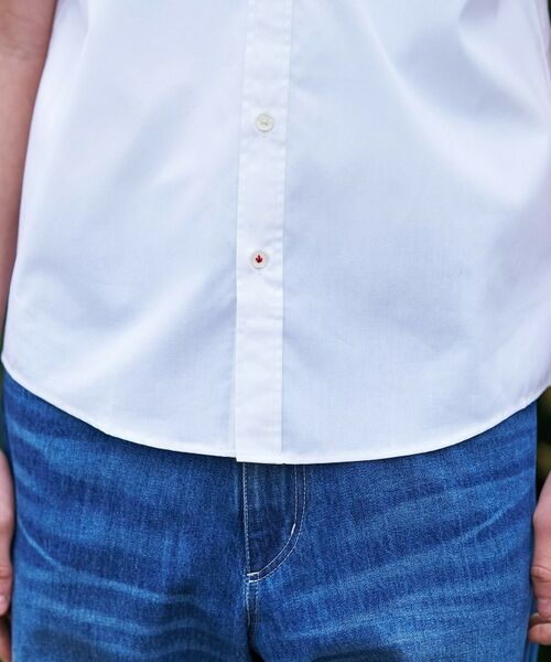 TAKEO KIKUCHI / タケオキクチ シャツ・ブラウス | 【BOWLER HAT LABEL】ボーラーハットウォーカー刺繍 半袖ボタンダウンシャツ | 詳細8