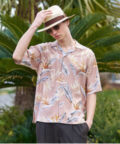 TAKEO KIKUCHI / タケオキクチ シャツ・ブラウス | 【BOWLER HAT LABEL】トロピカルフローラル レーヨンシャツ