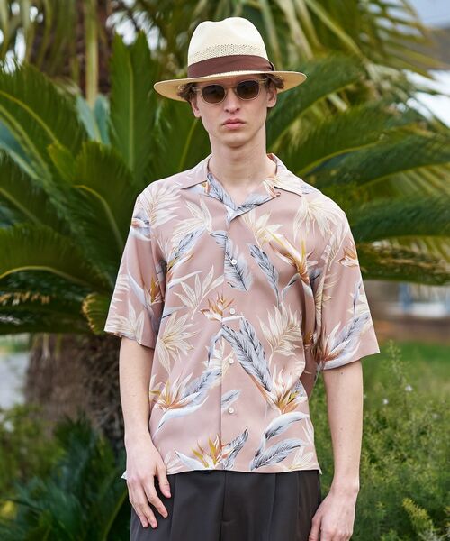 TAKEO KIKUCHI / タケオキクチ シャツ・ブラウス | 【BOWLER HAT LABEL】トロピカルフローラル レーヨンシャツ | 詳細10