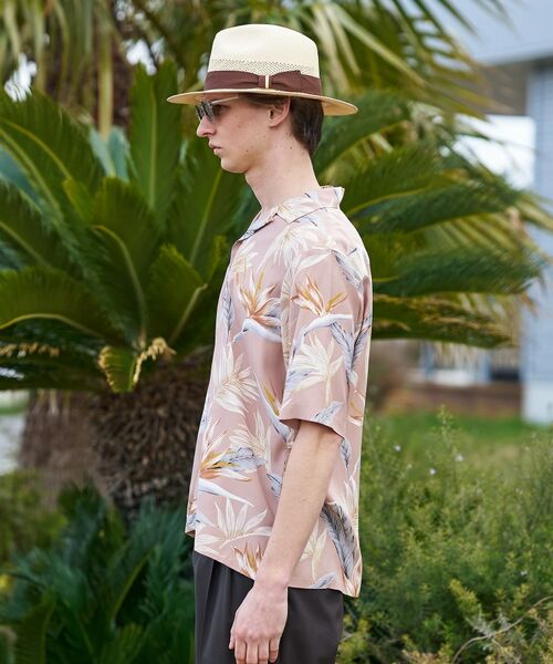 TAKEO KIKUCHI / タケオキクチ シャツ・ブラウス | 【BOWLER HAT LABEL】トロピカルフローラル レーヨンシャツ | 詳細11