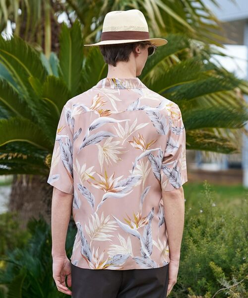 TAKEO KIKUCHI / タケオキクチ シャツ・ブラウス | 【BOWLER HAT LABEL】トロピカルフローラル レーヨンシャツ | 詳細12