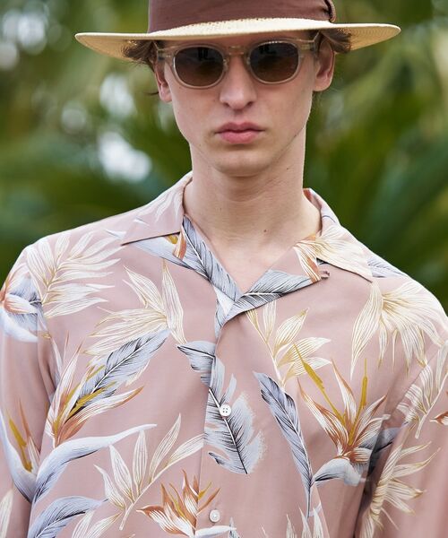 TAKEO KIKUCHI / タケオキクチ シャツ・ブラウス | 【BOWLER HAT LABEL】トロピカルフローラル レーヨンシャツ | 詳細13