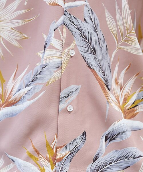 TAKEO KIKUCHI / タケオキクチ シャツ・ブラウス | 【BOWLER HAT LABEL】トロピカルフローラル レーヨンシャツ | 詳細16