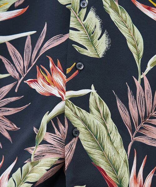 TAKEO KIKUCHI / タケオキクチ シャツ・ブラウス | 【BOWLER HAT LABEL】トロピカルフローラル レーヨンシャツ | 詳細7