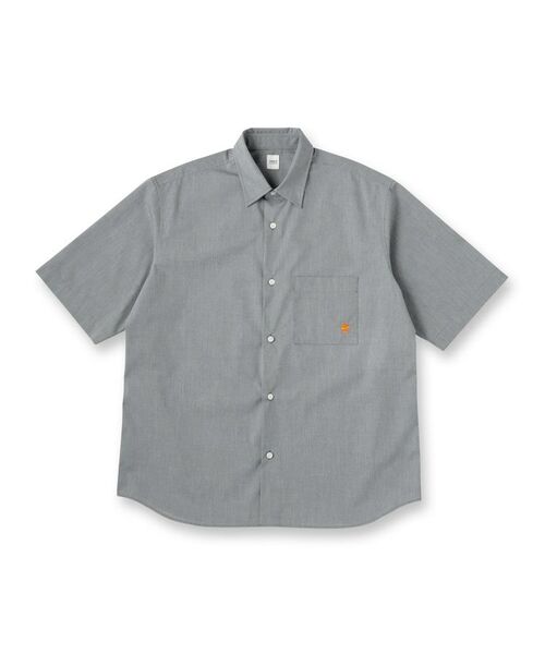 TAKEO KIKUCHI / タケオキクチ シャツ・ブラウス | ワンポイント刺繍 半袖シャツ | 詳細1