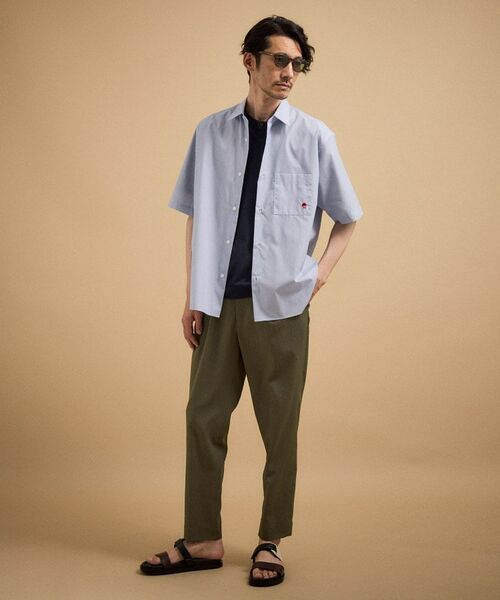 TAKEO KIKUCHI / タケオキクチ シャツ・ブラウス | ワンポイント刺繍 半袖シャツ | 詳細12