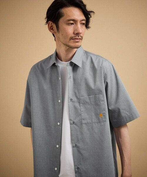 TAKEO KIKUCHI / タケオキクチ シャツ・ブラウス | ワンポイント刺繍 半袖シャツ | 詳細2