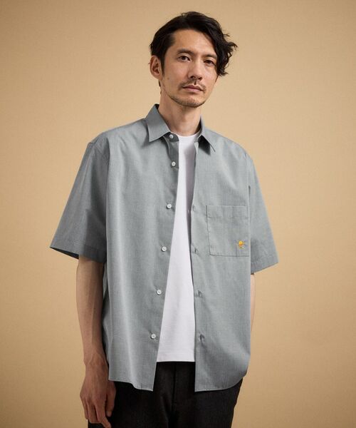 TAKEO KIKUCHI / タケオキクチ シャツ・ブラウス | ワンポイント刺繍 半袖シャツ | 詳細3