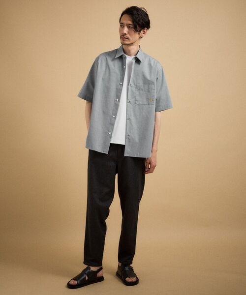 TAKEO KIKUCHI / タケオキクチ シャツ・ブラウス | ワンポイント刺繍 半袖シャツ | 詳細4