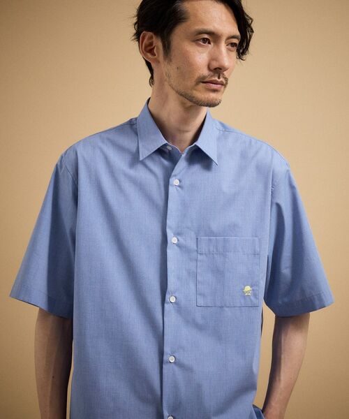 TAKEO KIKUCHI / タケオキクチ シャツ・ブラウス | ワンポイント刺繍 半袖シャツ | 詳細6