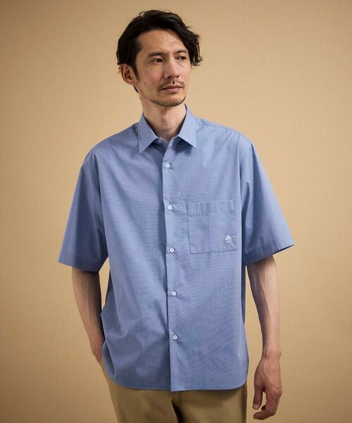 TAKEO KIKUCHI / タケオキクチ シャツ・ブラウス | ワンポイント刺繍 半袖シャツ | 詳細7