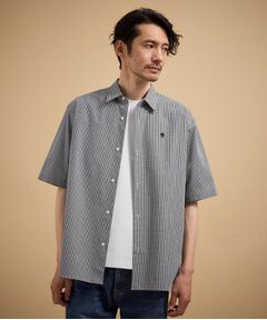 TAKEO KIKUCHI / タケオキクチ シャツ・ブラウス | ワンポイント 半袖ギンガムチェックシャツ