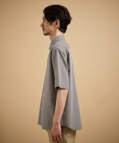 TAKEO KIKUCHI / タケオキクチ シャツ・ブラウス | ワンポイント 半袖ギンガムチェックシャツ | 詳細15
