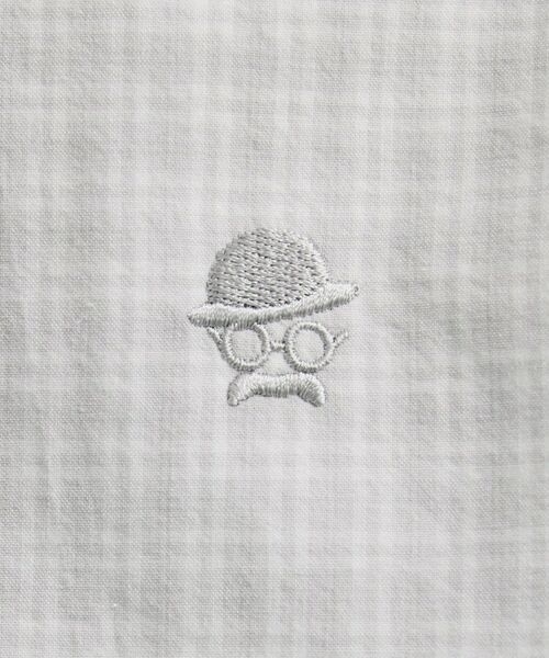 TAKEO KIKUCHI / タケオキクチ シャツ・ブラウス | ワンポイント 半袖ギンガムチェックシャツ | 詳細5