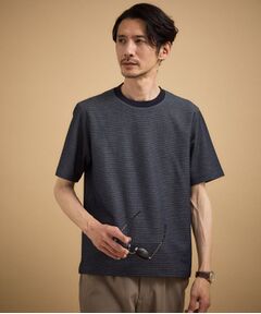 TAKEO KIKUCHI / タケオキクチ カットソー | 【抗菌防臭】メランジ クルーネック プルオーバー