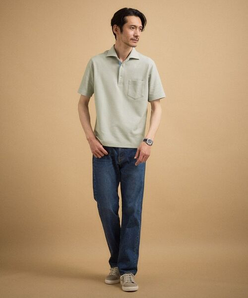 TAKEO KIKUCHI / タケオキクチ ポロシャツ | 【抗菌防臭】ハニカムメランジ ポロシャツ | 詳細10