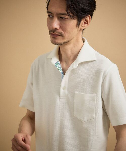 TAKEO KIKUCHI / タケオキクチ ポロシャツ | 【抗菌防臭】ハニカムメランジ ポロシャツ | 詳細2