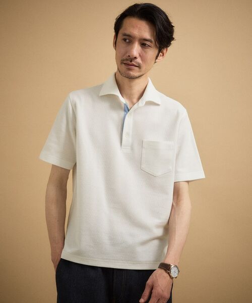 TAKEO KIKUCHI / タケオキクチ ポロシャツ | 【抗菌防臭】ハニカムメランジ ポロシャツ | 詳細3