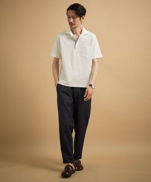 TAKEO KIKUCHI / タケオキクチ ポロシャツ | 【抗菌防臭】ハニカムメランジ ポロシャツ | 詳細4