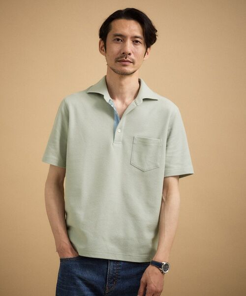 TAKEO KIKUCHI / タケオキクチ ポロシャツ | 【抗菌防臭】ハニカムメランジ ポロシャツ | 詳細9