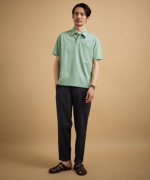 TAKEO KIKUCHI / タケオキクチ ポロシャツ | アイスクリアコットン ワンポイント ポロシャツ | 詳細16