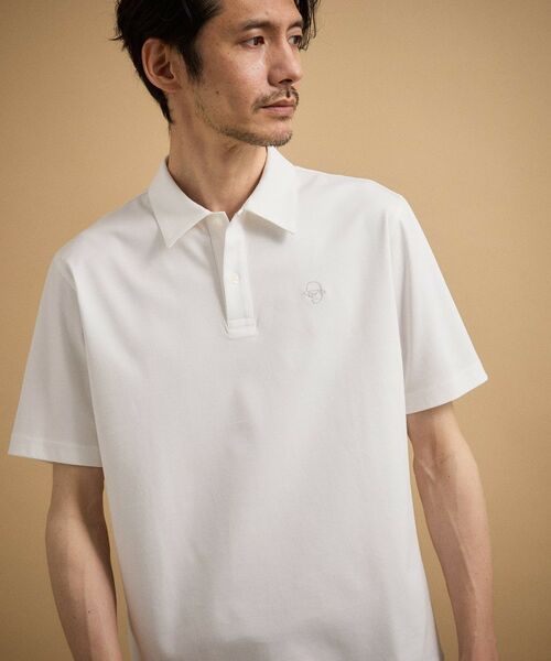 TAKEO KIKUCHI / タケオキクチ ポロシャツ | アイスクリアコットン ワンポイント ポロシャツ | 詳細2