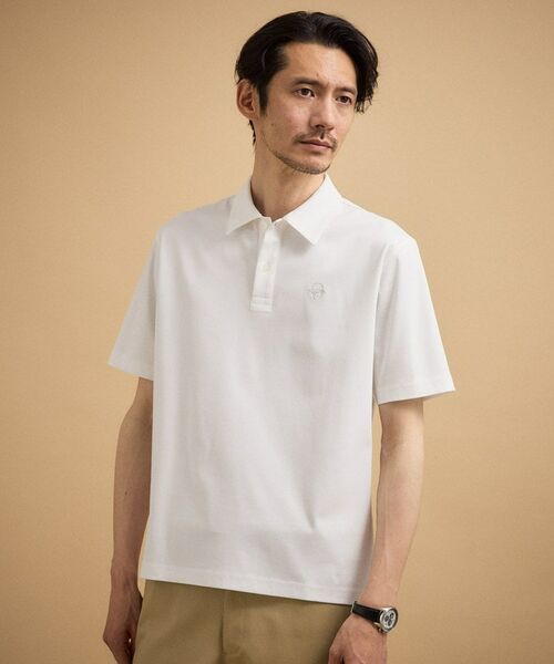 TAKEO KIKUCHI / タケオキクチ ポロシャツ | アイスクリアコットン ワンポイント ポロシャツ | 詳細3